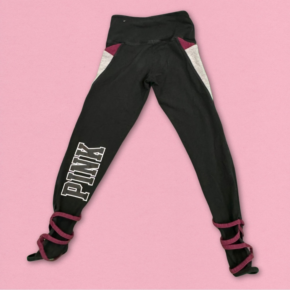VS Pink Color Block Leggings with Pockets